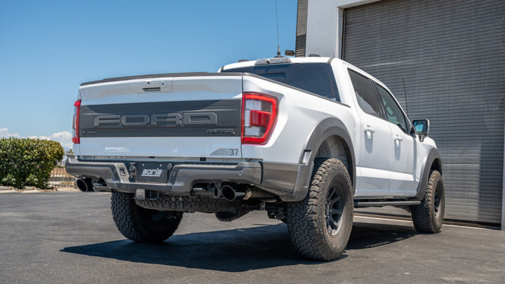 Borla 21-23 Ford Raptor 3in Tail Pipe Kit 4.5in Tip - Black Chrome - Premium Connecting Pipes from Borla - Just 4294 SR! Shop now at Motors