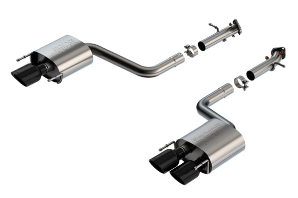 Borla 15-24 Lexus RC F Axle-Back Exhaust System S-Type - Black Chrome - Premium Axle Back from Borla - Just 6255.88 SR! Shop now at Motors