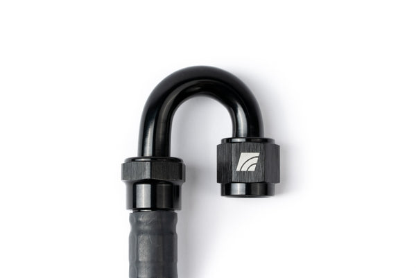 AMS Performance 5/16 Quick Connect to -6AN Inline Fuel Pulsation Damper w/ -6AN Fuel Line