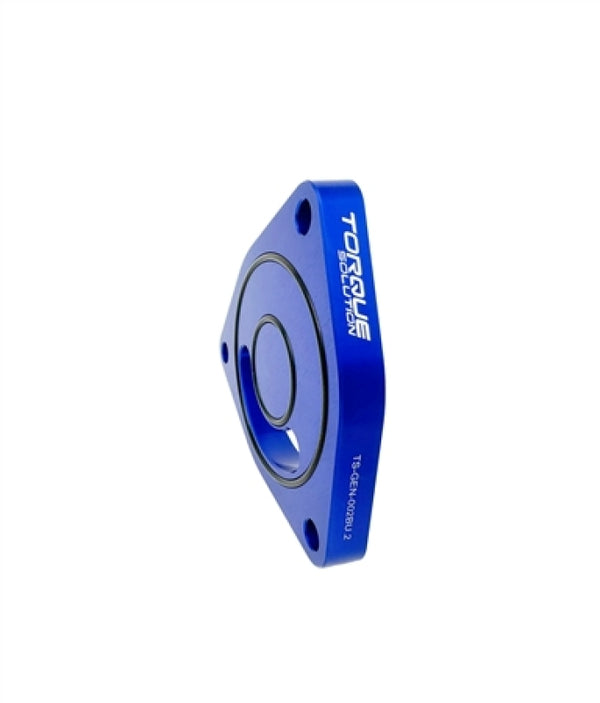 Torque Solution V2 Blow Off BOV Sound Plate (Blue) - Multiple Applications - Premium Blow Off Valves from Torque Solution - Just 334.43 SR! Shop now at Motors