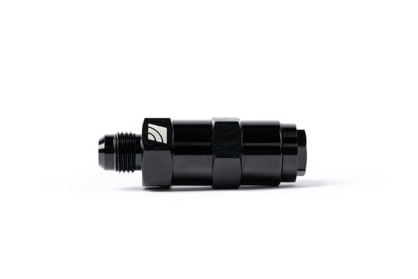 AMS Performance 5/16 Quick Connect to -6AN Inline Fuel Pulsation Damper