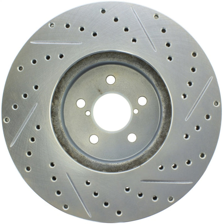 StopTech 05-14 Subaru Legacy Select Sport Drilled & Slotted Rotor - Right - Premium Brake Rotors - Slot & Drilled from Stoptech - Just 513.71 SR! Shop now at Motors