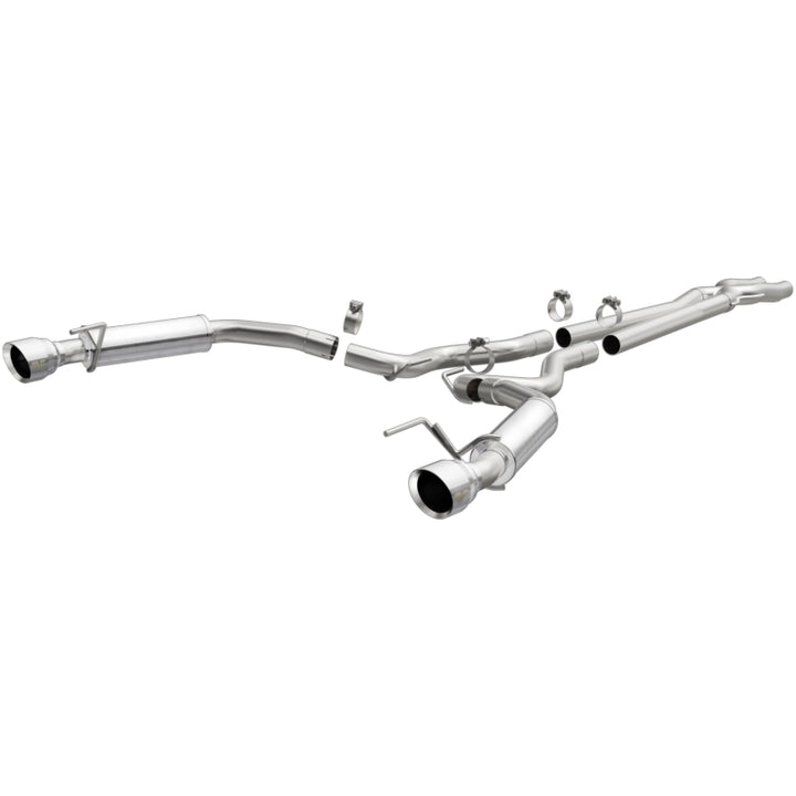 MagnaFlow Cat Back, SS, 2.5in, Competition, Dual Split Polished 4.5in Tips 2015 Ford Mustang V6 3.7L - Premium Catback from Magnaflow - Just 5679.48 SR! Shop now at Motors