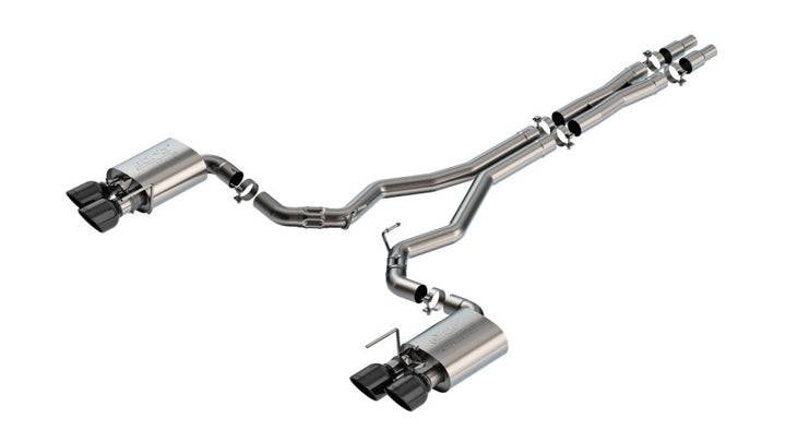 Borla 2024 Ford Mustang Dark Horse 5.0L V8 w/Active Exhaust ATAK Cat-Back Exhaust System - BC Tips - Premium Catback from Borla - Just 10357.90 SR! Shop now at Motors