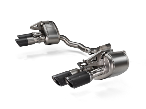 Akrapovic 2024+ Porsche Panamera Slip-On Line (Titanium) w/ Carbon Tips: Requires V6 or V8 fit kit - Premium Muffler from Akrapovic - Just 24479.22 SR! Shop now at Motors