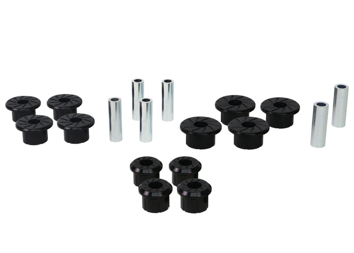 Whiteline 1999-2018 Chevrolet Silverado 1500 Spring - Eye Front/Rear And Shackle Bushing - Premium Spring Insulators from Whiteline - Just 408.39 SR! Shop now at Motors