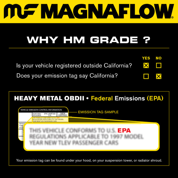 MagnaFlow Conv DF 06-09 Chevy Trailblazer SS 6.0L SS *NOT FOR SALE IN CALIFORNIA* - Premium Catalytic Converter Direct Fit from Magnaflow - Just 3654.39 SR! Shop now at Motors