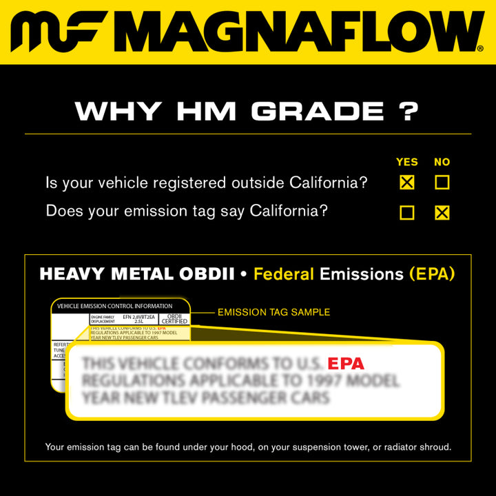 MagnaFlow Conv DF 02-08 Lexus SC430 4.3L Rear - Premium Catalytic Converter Direct Fit from Magnaflow - Just 2014.45 SR! Shop now at Motors