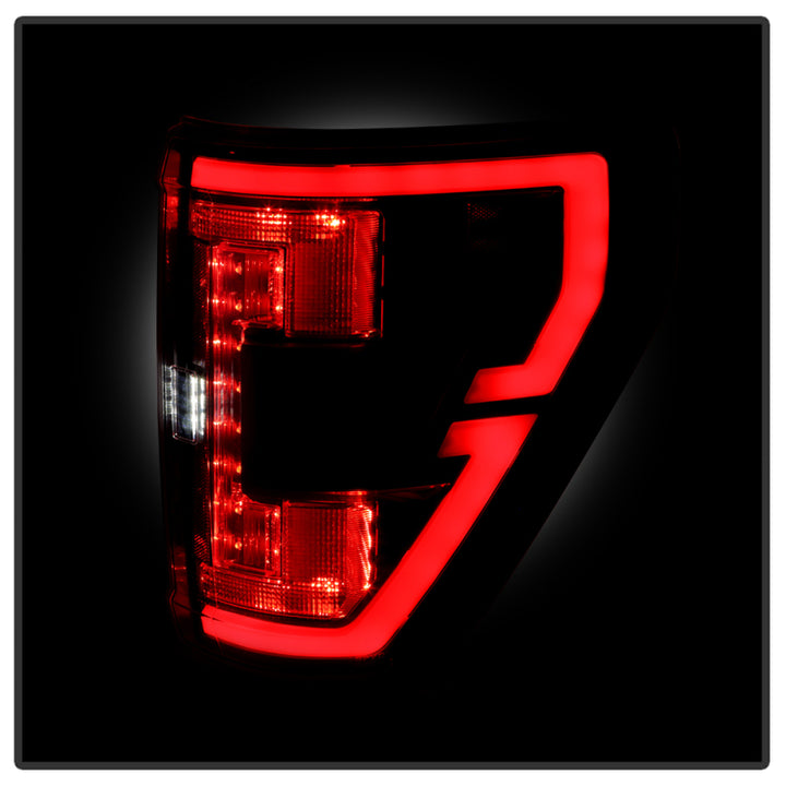 Spyder 21-23 Ford F150 (Halogen w/ Blind Spot) Full LED Tail Lights - Black (ALT-YD-FF15021HALBS-BK) - Premium Tail Lights from SPYDER - Just 2216.28 SR! Shop now at Motors