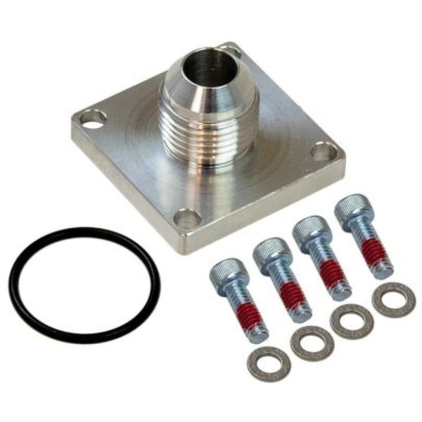 Moroso -8AN Male 4-Bolt Square Flange Dry Sump Square Base Fitting - Premium Fittings from Moroso - Just 176.29 SR! Shop now at Motors