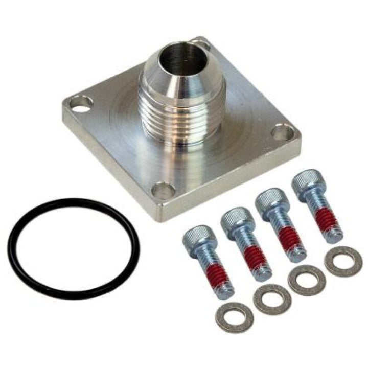 Moroso -8AN Male 4-Bolt Square Flange Dry Sump Square Base Fitting - Premium Fittings from Moroso - Just 176.37 SR! Shop now at Motors