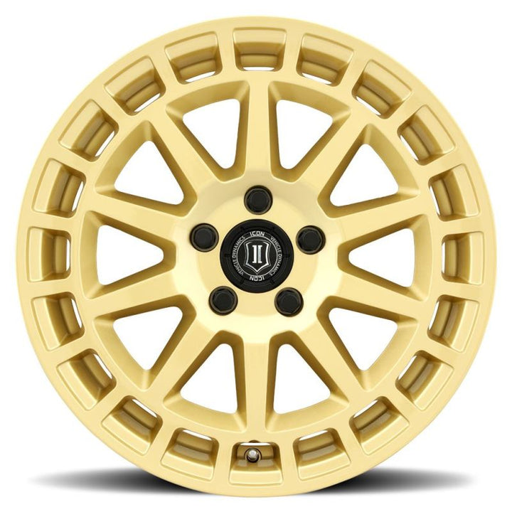 ICON Alloy Journey  17x18 / +38 Offset / 5x100 - Gloss Gold - Premium Wheels - Cast from ICON - Just 960.65 SR! Shop now at Motors