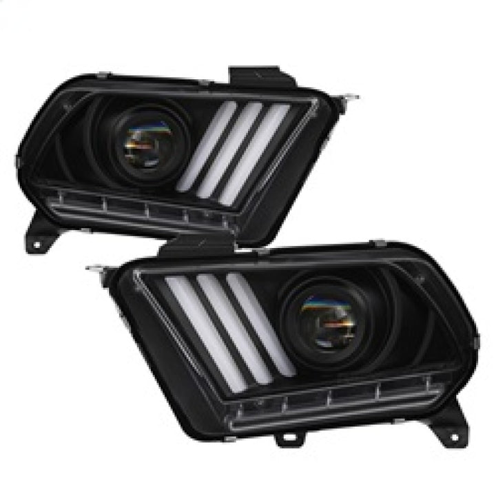 Spyder Ford Mustang 10-13 Projector Headlights - HID Model Only - Black PRO-YD-FM2010V2-HID-BK - Premium Headlights from SPYDER - Just 2355.44 SR! Shop now at Motors