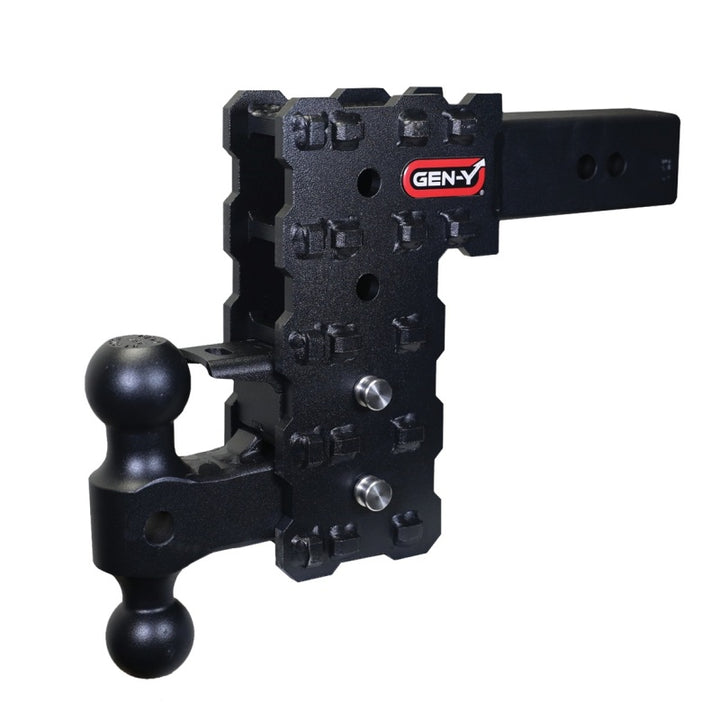 Gen-Y Phantom-X 2.5in Solid Shank 7.5in Drop 1.6K TW 16K Hitch w/GH-051 Dual-Ball & GH-032 Pintle LK - Premium Hitch Receivers from GEN-Y Hitch - Just 1529.36 SR! Shop now at Motors