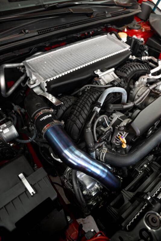 Torque Solution 2022+ Subaru WRX / 19-23 Subaru Ascent Titanium Top Mount Charge Pipe - Brushed - Premium Air Intake Components from Torque Solution - Just 1250.56 SR! Shop now at Motors