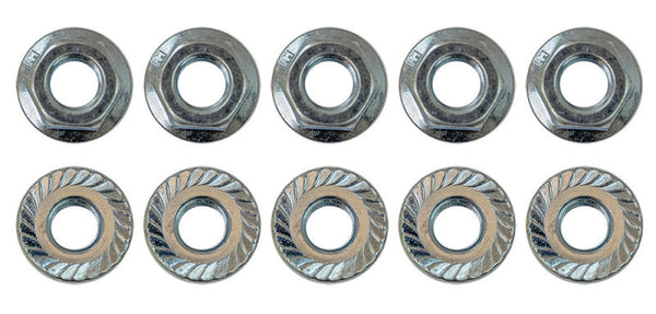 Moroso 5/16in-24 Serrated Zinc Flange Nut  - 10 Pack - Premium Hardware Kits - Other from Moroso - Just 14.97 SR! Shop now at Motors