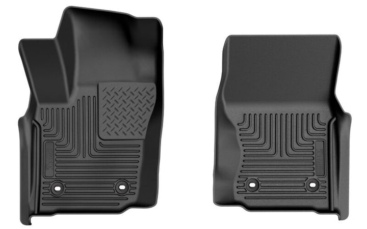 Husky Liners 2024 Toyota Tacoma w/ Automatic Transmission Double/Access Cab Pickup - Black - Premium Floor Mats - Rubber from Husky Liners - Just 287.28 SR! Shop now at Motors