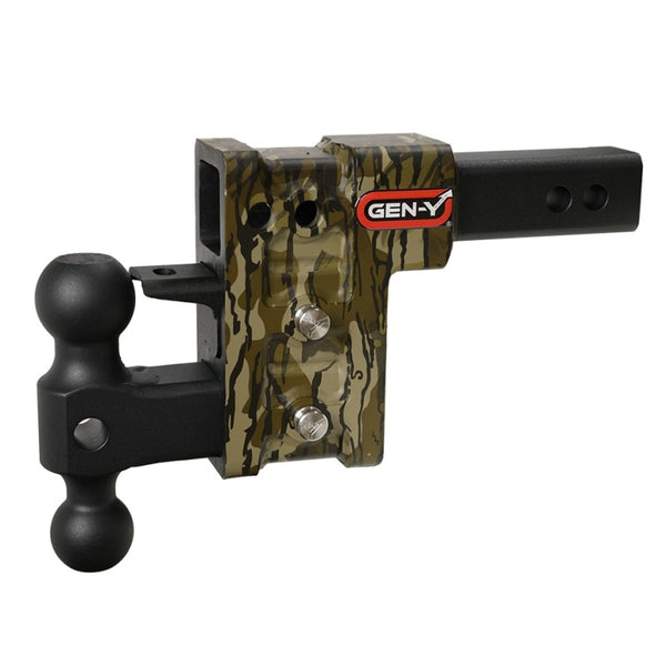 Gen-Y Mega Duty 2in Shank 5in Drop 2K TW 16K Hitch w/GH-051 Dual-Ball/GH-032 Pintle Lock - Mossy Oak - Premium Hitch Receivers from GEN-Y Hitch - Just 1626.24 SR! Shop now at Motors