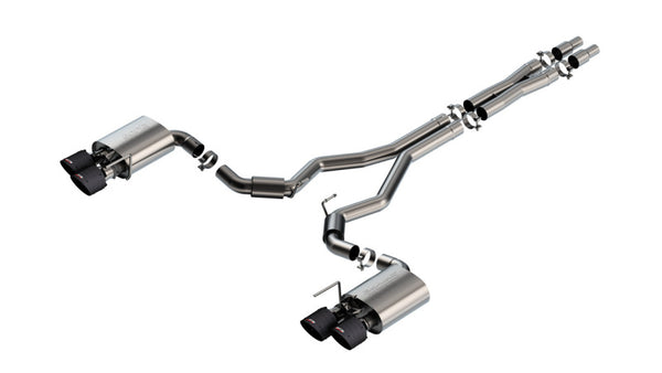 Borla 2024 Ford Mustang Dark Horse 5.0L V8 w/Active Exhaust S-Type Cat-Back Exhaust System - CF Tips - Premium Catback from Borla - Just 12099.83 SR! Shop now at Motors