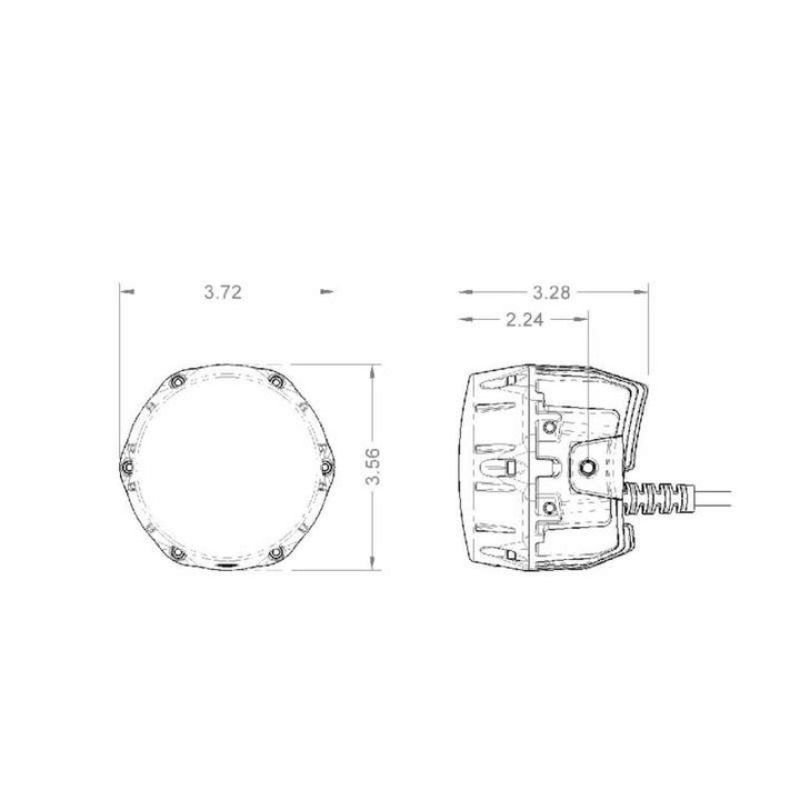 ARB NACHO Quatro Spot 4in. Offroad LED Light - Pair - Premium Driving Lights from ARB - Just 1689.33 SR! Shop now at Motors