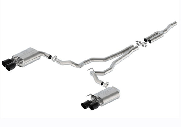 Ford Racing 2024 Mustang 2.3L Sport Active Cat-Back Exhaust - Black Tip - Premium Catback from Ford Racing - Just 10232.51 SR! Shop now at Motors