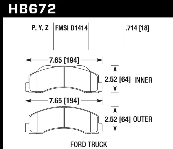 Hawk 10-14 / 17-20 Ford F-150 Front DTC-70 Brake Pads - Premium Brake Pads - Racing from Hawk Performance - Just 1376.20 SR! Shop now at Motors