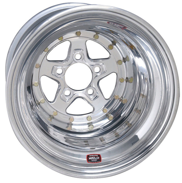 Weld Alumastar 2.0 15x4 / 5x4.75 BP 1.2 / 5in. BS Polished Wheel - Non-Beadlock - Premium Wheels - Forged from Weld - Just 2795.75 SR! Shop now at Motors