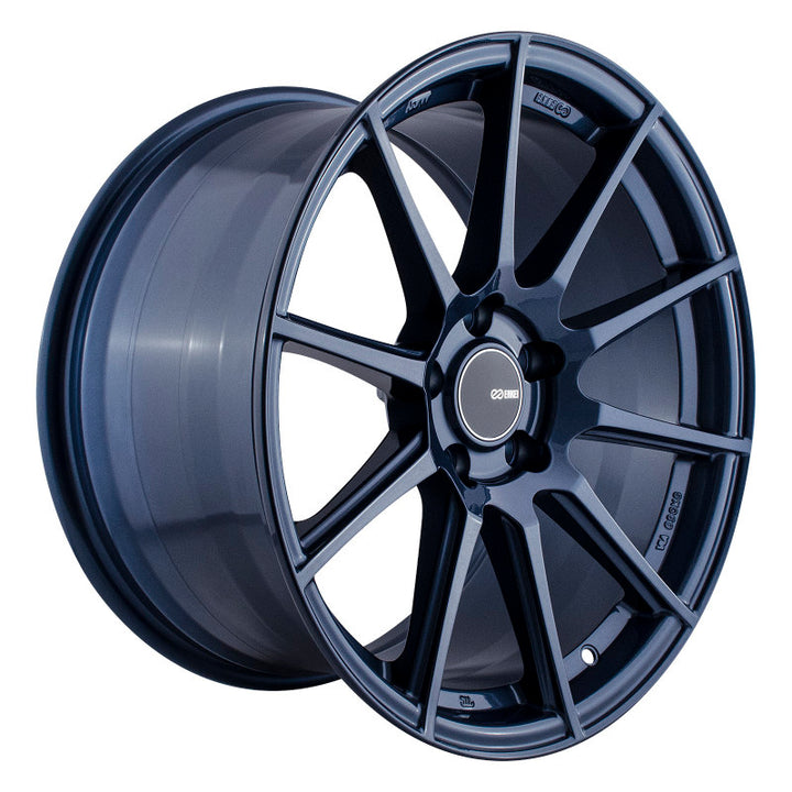 Enkei TS10 18x9.5 35mm Offset 5x114.3 Bolt Pattern 72.6mm Bore Dia Blue Silver Wheel - Premium Wheels - Cast from Enkei - Just 1557.09 SR! Shop now at Motors