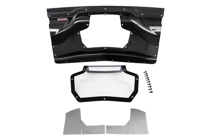 Corsa 2020+ Chevrolet Corvette C8/Z06 Carbon Fiber Air Intake Trunk Panel with Polycarbonate - Premium Cold Air Intakes from CORSA Performance - Just 5335.06 SR! Shop now at Motors