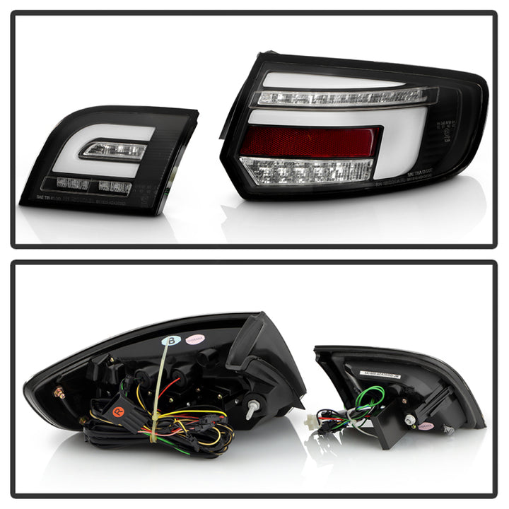 Spyder 03-08 Audi A3 Full LED Tail Lights - Black (ALT-YD-AA303-LED-BK) - Premium Tail Lights from SPYDER - Just 2310.19 SR! Shop now at Motors