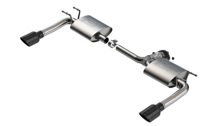 Borla 19-23 Mazda 3 NA / 21-23 Mazda 3 Turbo S-Type Axle Back Exhaust w/ 4in Black Tips - Premium Axle Back from Borla - Just 4111.74 SR! Shop now at Motors