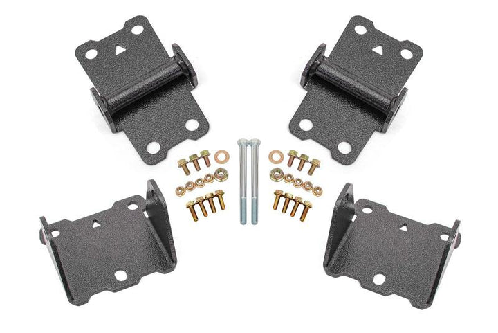 BMR 78-87 G-Body Motor Mount Kit Upper & Lower Solid - Black Hammertone - Premium Engine Mounts from BMR Suspension - Just 487.33 SR! Shop now at Motors