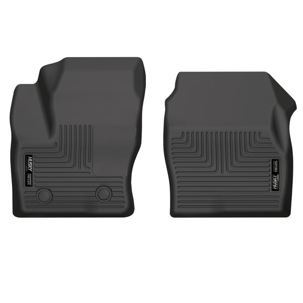 Husky Liners 20-22 Ford Transit Connect WeatherBeater Black Front Floor Liners - Premium Floor Mats - Rubber from Husky Liners - Just 337.58 SR! Shop now at Motors
