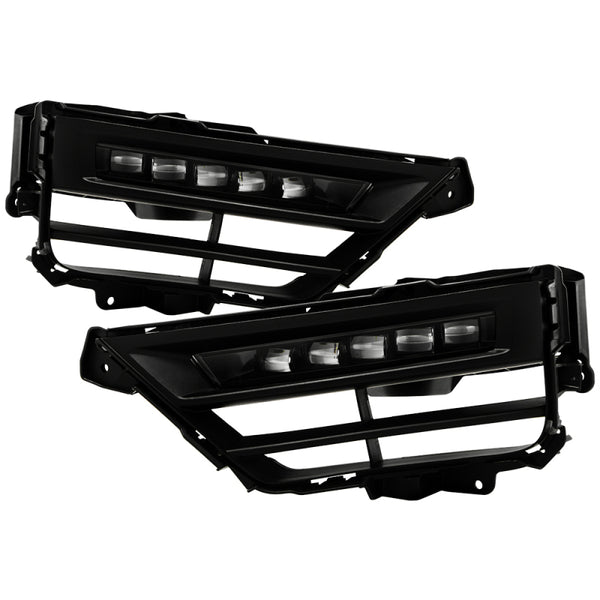 Spyder 20-22 Honda CRV Hybrid OEM Full LED Fog Lights w/Switch - Clear (FL-HCRV20-HY-LED-C)