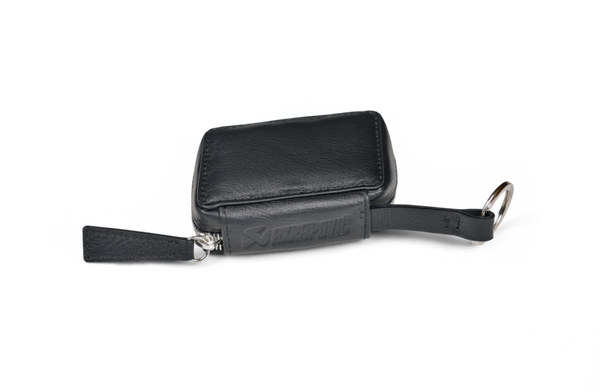 غطاء مفتاح سيارة جلد أكربوفيك - أسود