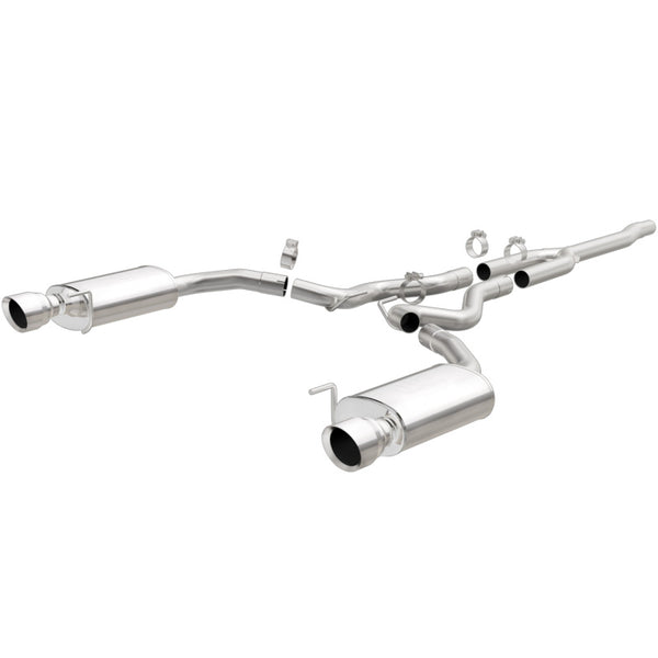 MagnaFlow Cat Back, SS, 2.5in, Street, Dual Split Polished 4.5in Tips 2015 Ford Mustang Ecoboost - Premium Catback from Magnaflow - Just 5442.21 SR! Shop now at Motors