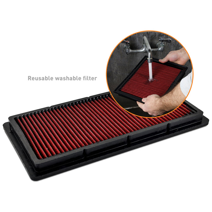 Mishimoto 87-01 Jeep Cherokee XJ Reusable Drop-In Air Filter - Premium Air Filters - Universal Fit from Mishimoto - Just 281.31 SR! Shop now at Motors