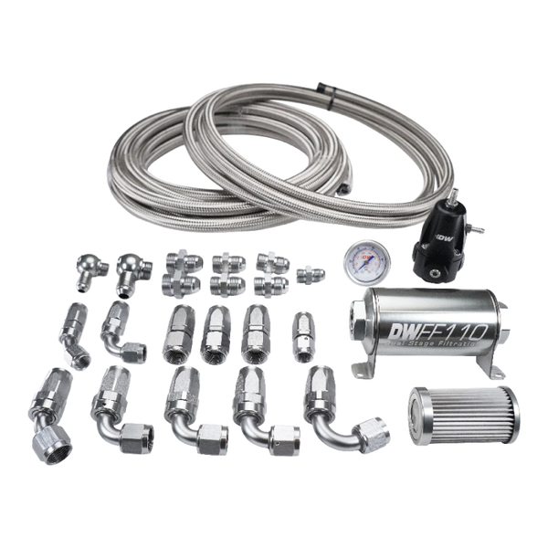 Deatschwerks X2 Series Pump Module -8AN Feed w/ -6AN return CPE Plumbing Kit for 92-00 Honda Civic - Premium Fuel Pumps from DeatschWerks - Just 2811.22 SR! Shop now at Motors