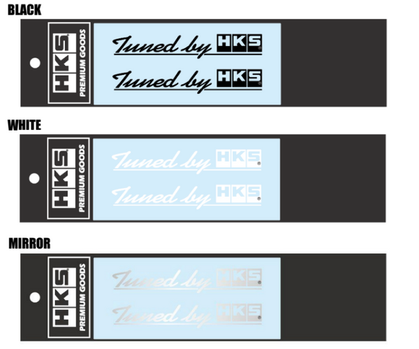 HKS Sticker Tuned by HKS W120 BLACK - Premium Stickers/Decals/Banners from HKS - Just 45.06 SR! Shop now at Motors