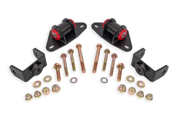 BMR Suspension 14-19 Chevrolet Corvette Motor Mount Kit - Black Hammertone - Premium Engine Mounts from BMR Suspension - Just 722.39 SR! Shop now at Motors