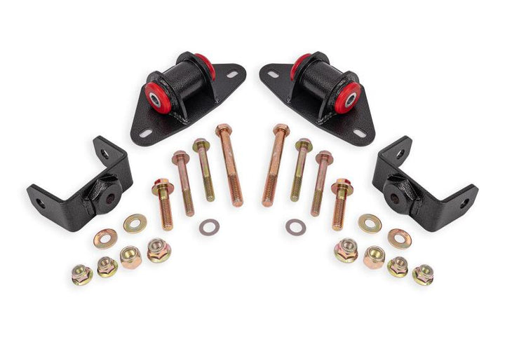 BMR Suspension 14-19 Chevrolet Corvette Motor Mount Kit - Black Hammertone - Premium Engine Mounts from BMR Suspension - Just 722.39 SR! Shop now at Motors