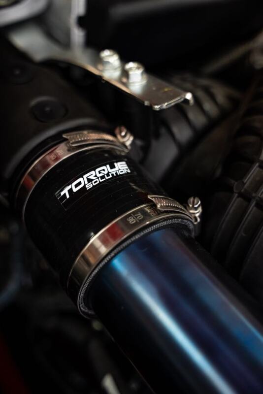 Torque Solution 2022+ Subaru WRX / 19-23 Subaru Ascent Titanium Top Mount Charge Pipe - Burnt Blue - Premium Air Intake Components from Torque Solution - Just 1250.37 SR! Shop now at Motors