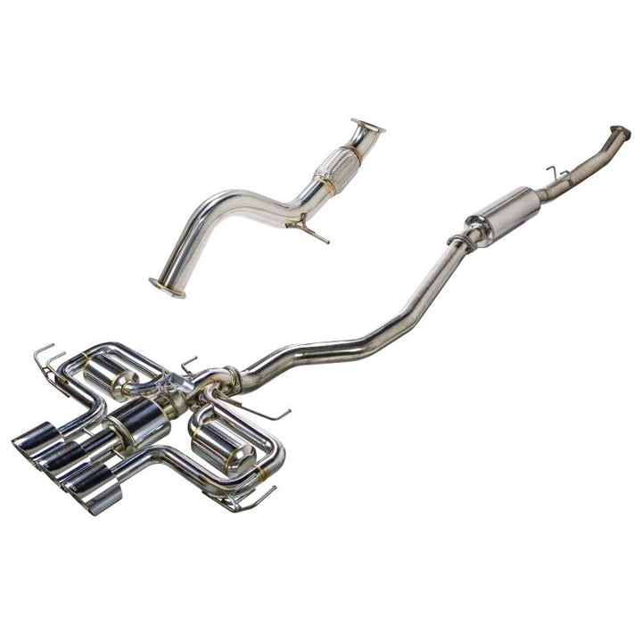 Remark 2023+ Honda Civic Type-R (FL5) Triple Tip Catback Exhaust w/ Triple Tip & Front Pipe - Premium Catback from Remark - Just 9211.66 SR! Shop now at Motors