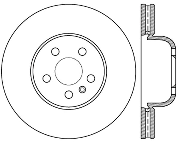 StopTech Slotted & Drilled Sport Brake Rotor - Premium Brake Rotors - Slot & Drilled from Stoptech - Just 1083.54 SR! Shop now at Motors