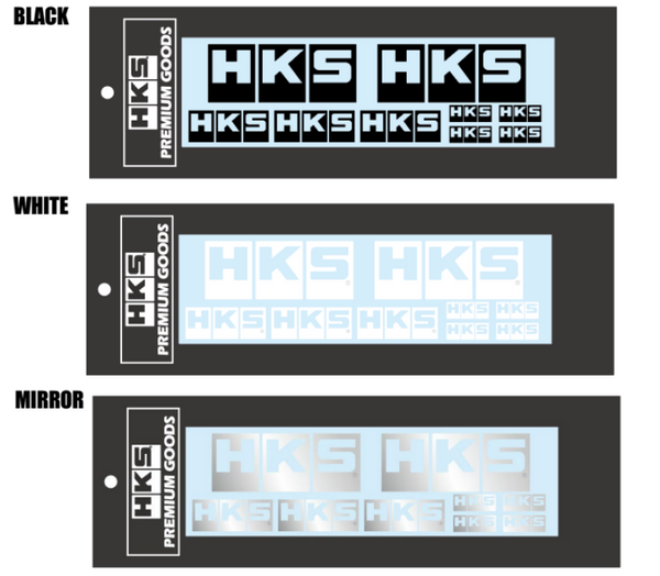 HKS LOGO Sticker a la carte MIRROR - Premium Stickers/Decals/Banners from HKS - Just 45.06 SR! Shop now at Motors