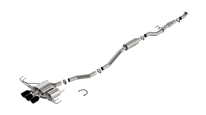 Borla 2023 Honda Civic Type R MT ATAK Catback Exhaust w/ 4in Ceramic Black Tips - Premium Catback from Borla - Just 10390.19 SR! Shop now at Motors