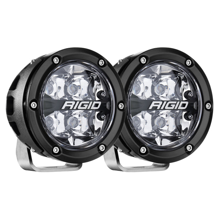 Rigid Industries 360-Series 4in LED Off-Road Spot Beam - RGBW (Pair) - Premium Light Bars & Cubes from Rigid Industries - Just 1688.21 SR! Shop now at Motors