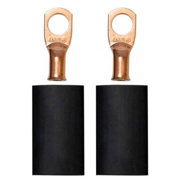 Moroso 3/8in Dia Stud 6 GA Wire Crimp/Solder Battery Cable Terminal Kit (2 Pack) - Premium Battery Accessories from Moroso - Just 24.04 SR! Shop now at Motors