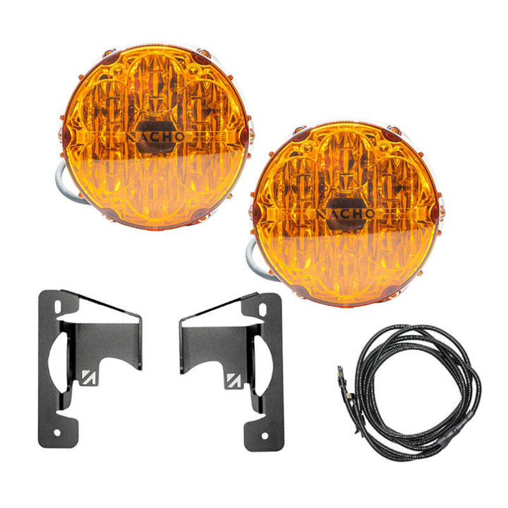 ARB Jeep JL/JT Nacho SAE Only Amber Plug N Play Fog Light Kit (Bumper Kit) - Premium Fog Lights from ARB - Just 2060.31 SR! Shop now at Motors