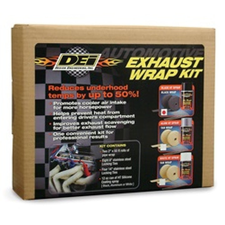 DEI Kit - Black Wrap & Black HT Silicone Coating - Premium Exhaust Wrap from DEI - Just 624.41 SR! Shop now at Motors